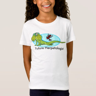 Future Herpetologist with Frilled-neck lizard T-Shirt