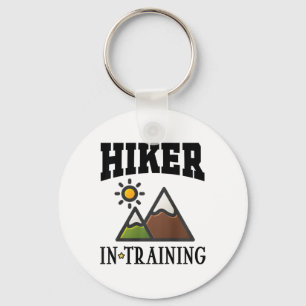 Future Hiker In Training Cute Hiking Key Ring