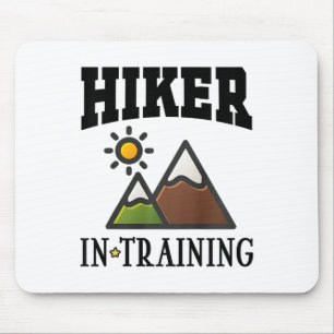Future Hiker In Training Cute Hiking Mouse Mat