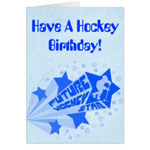 Future Hockey Star Birthday Card