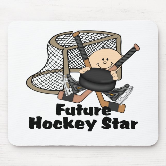 Future Hockey Star Mouse Mat (Front)