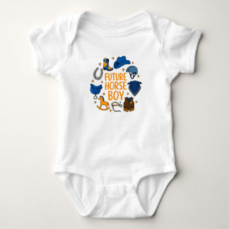 Future Horse Boy Western Cowboy Quote Baby Bodysuit