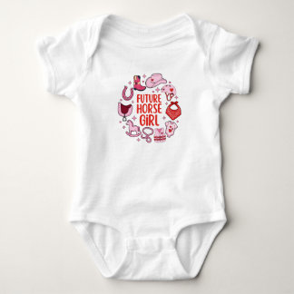 Future Horse Girl Baby Bodysuit | Cowgirl Gift