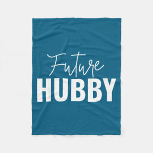 Future Hubby Future Wifey Matching Artwork Fleece Blanket