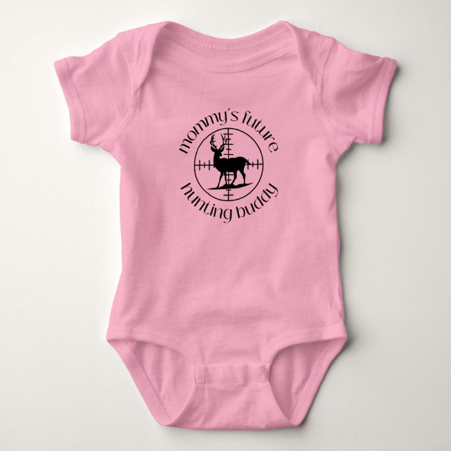 FUTURE HUNTING BUDDY BABY BODYSUIT (Front)