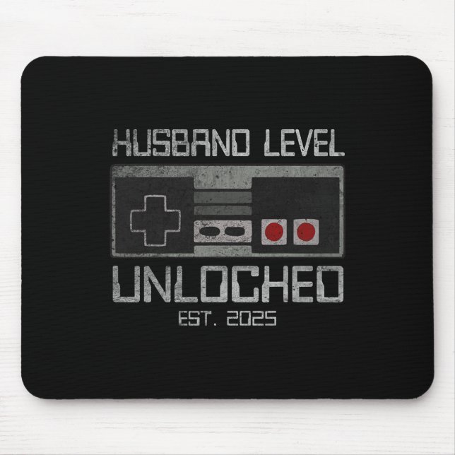 Future Husband Groom To Be In 2025 Gamer Wedding L Mouse Mat (Front)