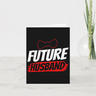 Future Husband Party Groom Sayings Bachelor Weddin Card