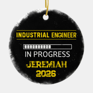 Future Industrial Engineer Ceramic Ornament