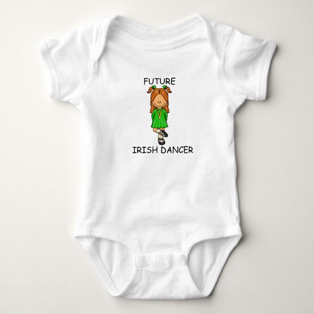 Future Irish Dancer Baby Bodysuit (Front)