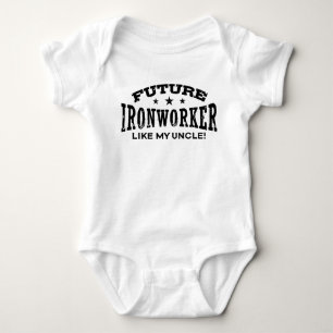 Future Ironworker Like My Uncle Baby Bodysuit