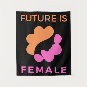 Future Is Female Feminist Tapestry