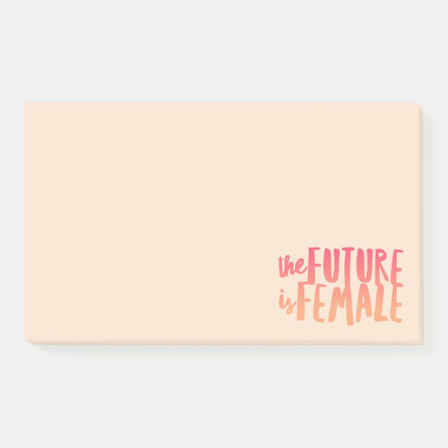 Future is Female Post-It Notes (Front)