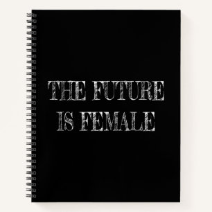 Future is Female Vintage Notebook