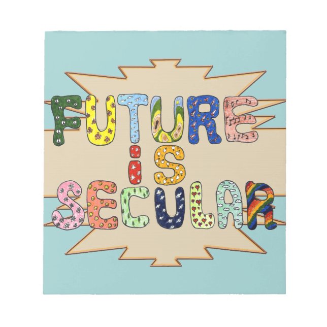 FUTURE IS SECULAR NOTEPAD (Front)