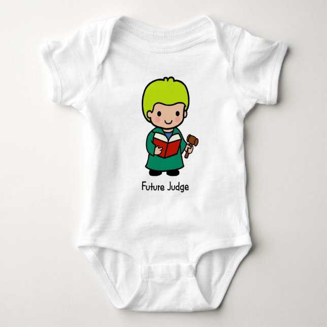Future Judge - Boy Baby Bodysuit (Front)