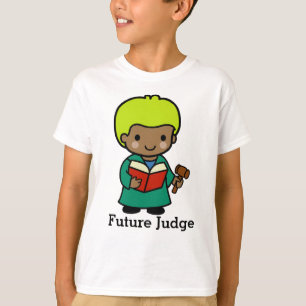 Future Judge with Book and Gavel T-Shirt