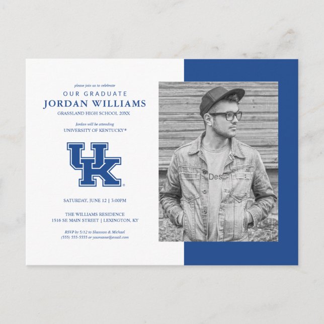 Future Kentucky Grad Announcement Postcard (Front)