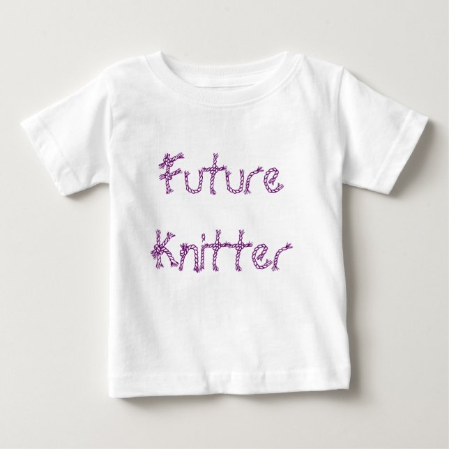 Future Knitter Baby T-Shirt (Front)