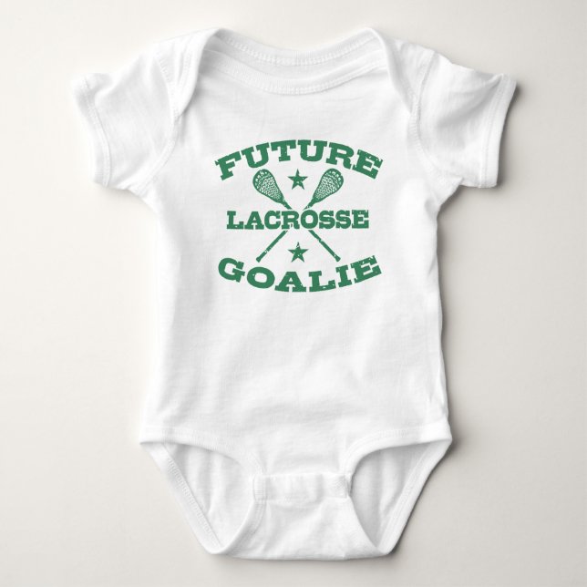 Future Lacrosse Goalie Baby Bodysuit (Front)