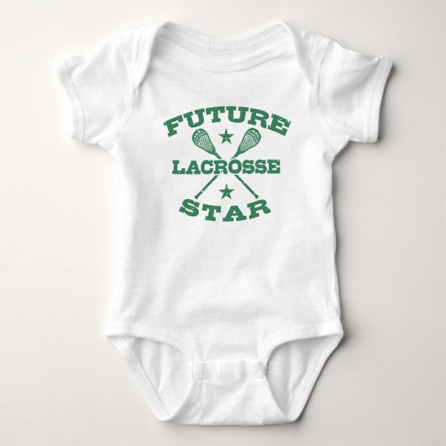 Future Lacrosse Star Baby Bodysuit (Front)
