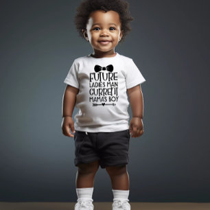 Future Ladies Man, Current Mama's Boy Design Toddler T-Shirt
