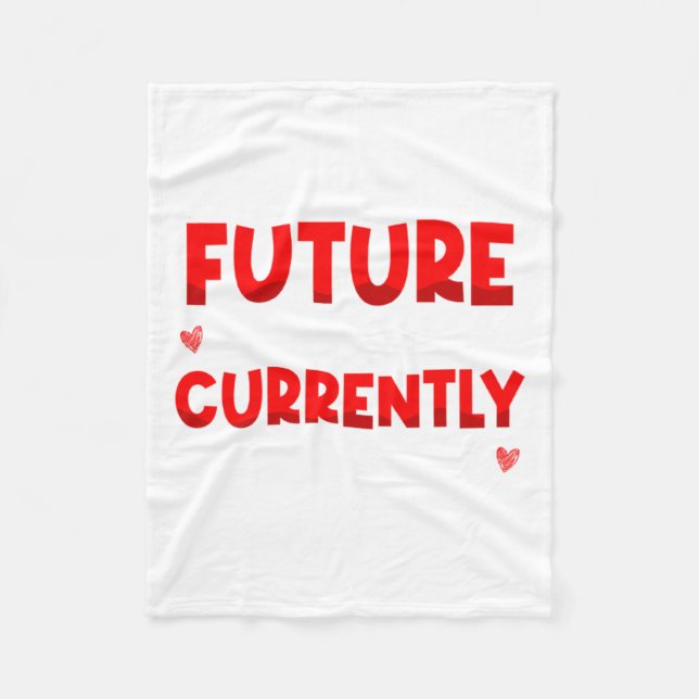 Future Ladies Man Current Mamas Boy Valentines D  Fleece Blanket (Front)