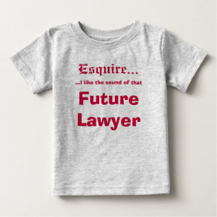 Future Lawyer Baby T-Shirt