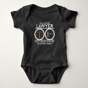 Future lawyer court law student student lawyer stu baby bodysuit