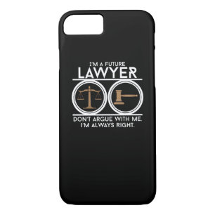 Future lawyer court law student student lawyer stu iPhone 8/7 case