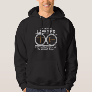 Future lawyer court law student student lawyer stu hoodie