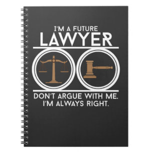 Future lawyer court law student student lawyer stu notebook