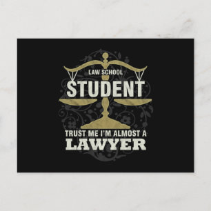 Future Lawyer Gift Law School Student Im Almost A  Postcard