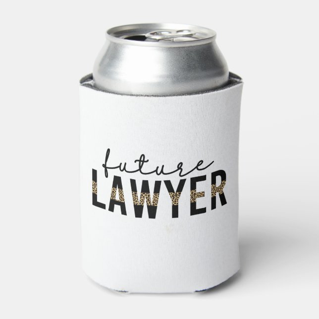 Future Lawyer Law School Student Gift Can Cooler (Can Front)