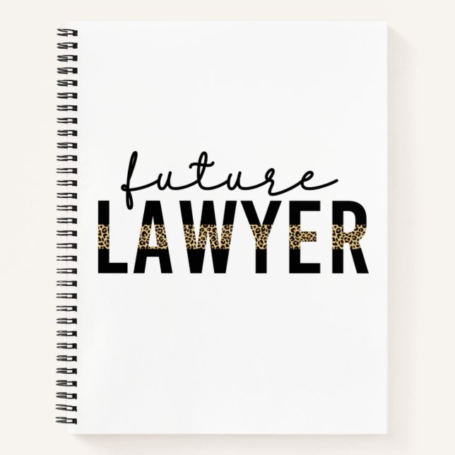 Future Lawyer Law School Student Gift Notebook (Front)