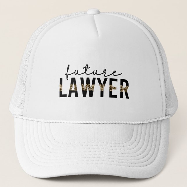 Future Lawyer Law School Student Gift Trucker Hat (Front)