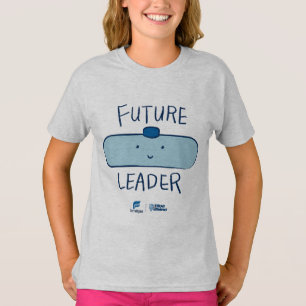 Future Leader Smiling Tank Girls' T-shirt - Grey