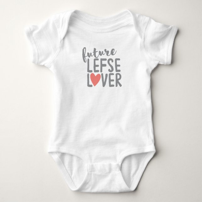 Future Lefse Lover Baby Bodysuit (Front)