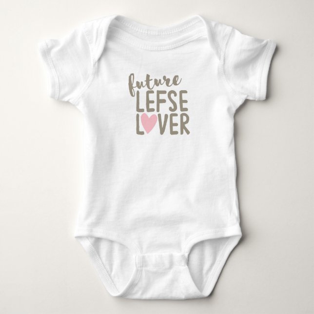 Future Lefse Lover Baby Bodysuit (Front)