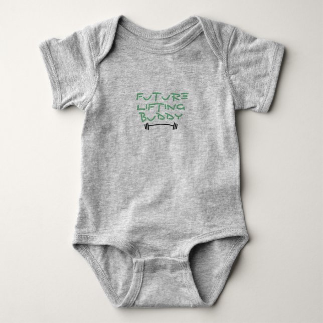 Future Lifting Buddy Baby Bodysuit (Front)