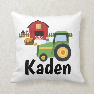 Future Little Farmer Tractor Pillow