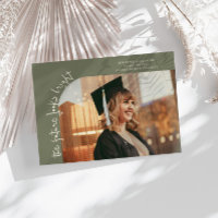 Future Looks Bright Sage Green Curved Photo