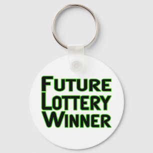 Future Lottery Winner Key Ring