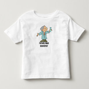 Future Mad Scientist   Funny Chemist Cartoon Toddler T-Shirt