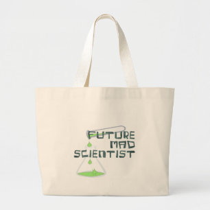 Future Mad Scientist Large Tote Bag