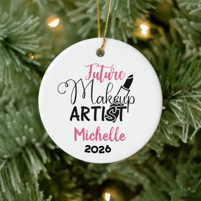 Future Makeup Artist Ceramic Tree Decoration (Tree)