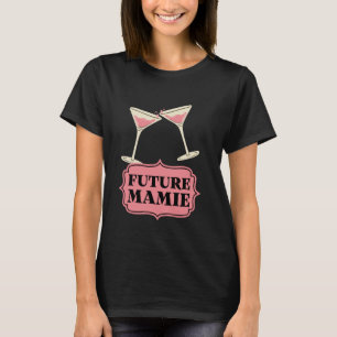 Future Mamie Retro Vintage Champagne Annonce Gross T-Shirt