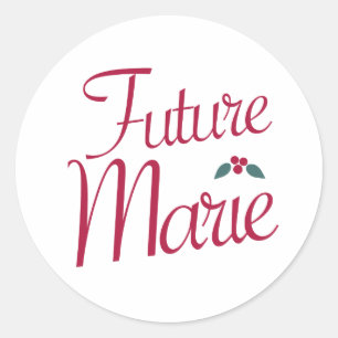 Future Marie Nutcracker Classic Round Sticker