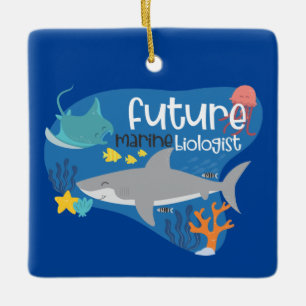 Future Marine Biologist Ceramic Ornament