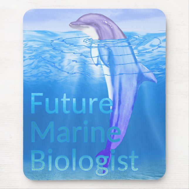Future Marine Biologist Mouse Mat (Front)