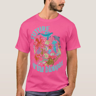 Future Marine Biologist Ocean Life Drawing Whale O T-Shirt